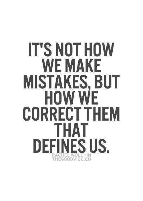 mistakes